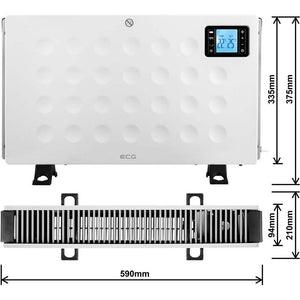 Konvektor ECG TK 2080 DR White VYBALENÉ