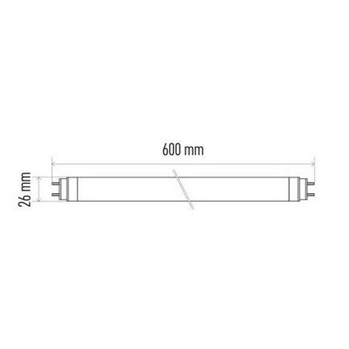 LED žiarivka Emos Z73112, T8, 9W, 60cm, studená biela, 25ks VYBALENÉ