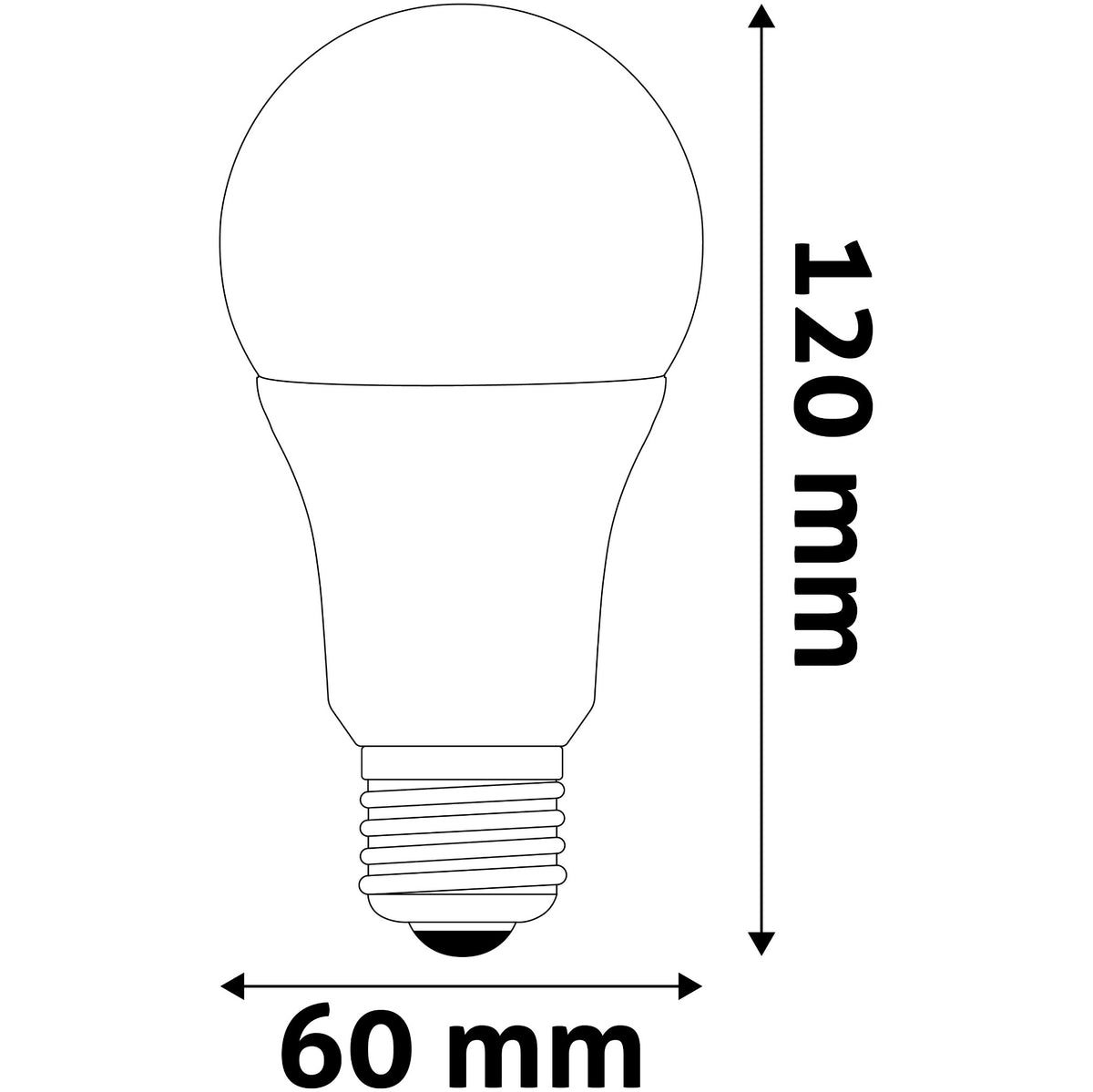 LED žiarovka Avide Globe A60 13W E27 NW 4000K