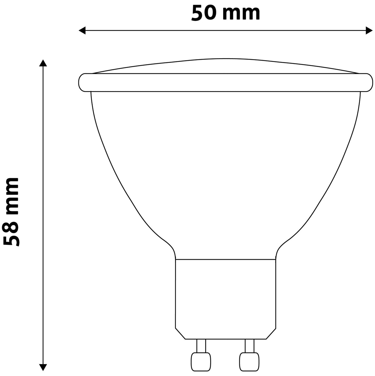 LED žiarovka Avide Spot GU10 7W NW 4000K