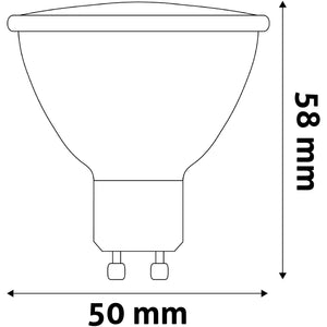 LED žiarovka Avide Spot GU10 7W WW 3000K 900lm