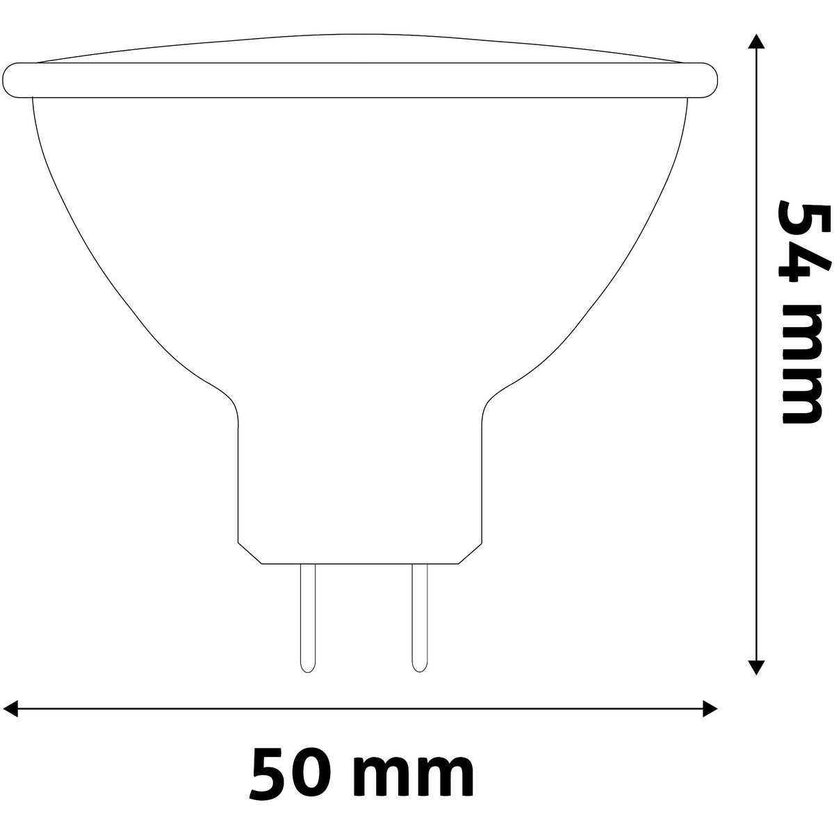 LED žiarovka Avide Spot GU5.3 6W 12V NW 4000K