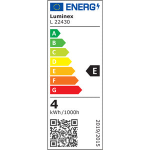 LED žiarovka Luminex, G9, 3,5 W, 410lm, 3000K, matný