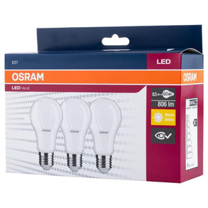 LED žiarovka Osram, 8.5 W, E27, 3pack