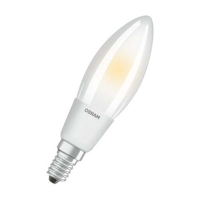 LED žiarovka Osram STAR, E14, 6W, guľatá, číra, teplá biela