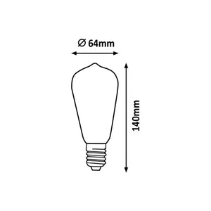 LED žiarovka Rabalux 1358, 4W, E27, teplá biela