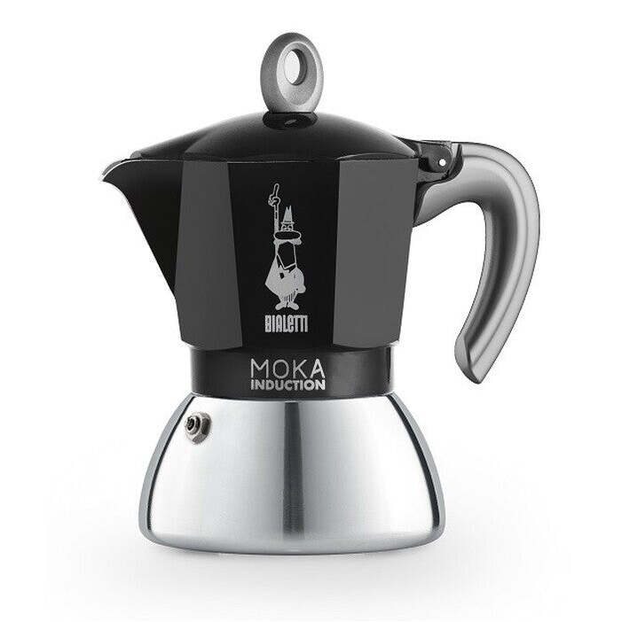 Moka kávovar Bialetti New Moka Induction Black 4 porcie