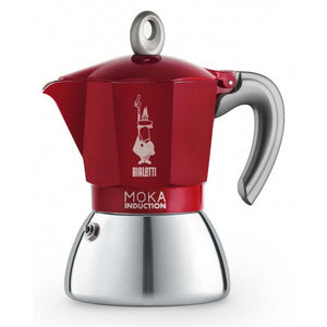 Moka kávovar Bialetti New Moka Induction Red 6 porcií POUŽITÉ, NEOPOTREBOVANÝ TOVAR