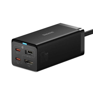 Nabíjačka Baseus GaN5 2xUSB-C/USB/HDMI, 67W+kábel USB-C, 100W,1m