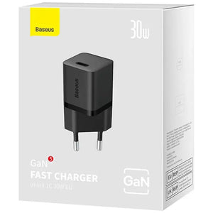 Nabíjačka Baseus GaN5 Mini, 30W, čierna