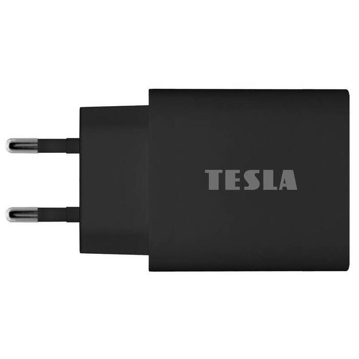 Nabíjačka Tesla T100, 20W, USB-C, PD 3.0, QC 3.0, čierna