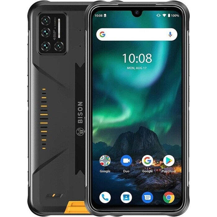 Odolný telefón Umidigi Bison 6 GB/128 GB, žltý JAVÉ ZNÁMKY POUŽITIA