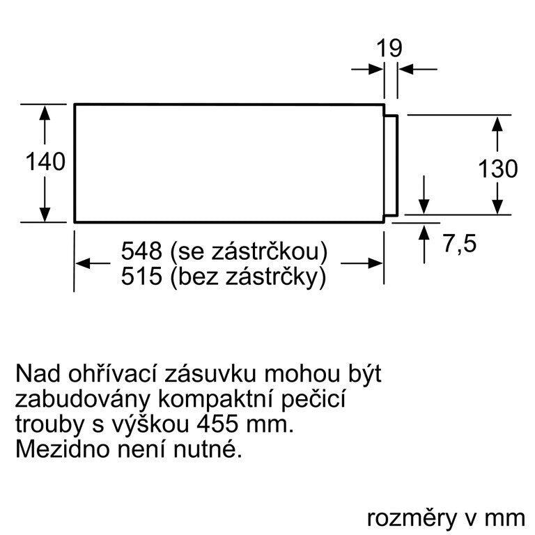 Ohrevná zásuvka Bosch BIC630NB1 VYBALENÉ