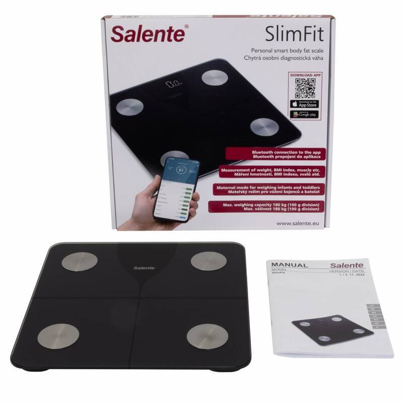 Osobná váha Salente SlimFit, 180 kg čiera