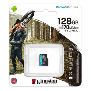 Pamäťová karta Kingston Canvas Go! MicroSDXC 128GB (SDCG3/128GBSP)