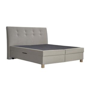 Posteľ Boxspring Charles 180x200, béžová, vr. matraca a topperu