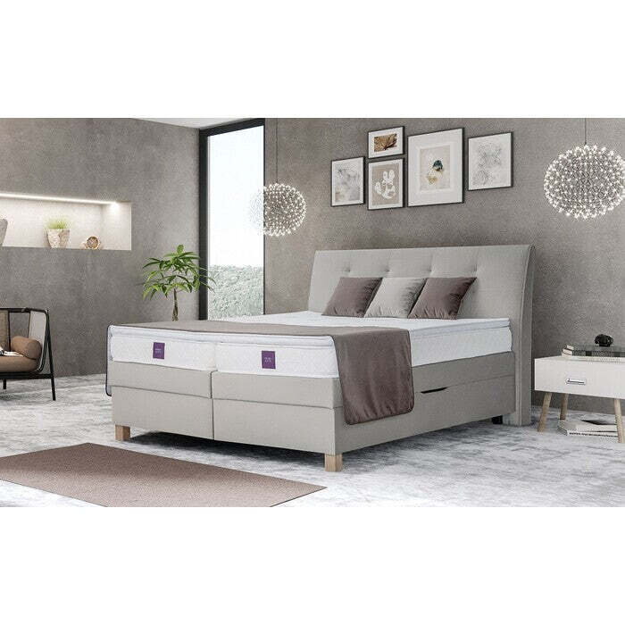 Posteľ Boxspring Charles 180x200 cm, ÚP - VYSTAVENÉ