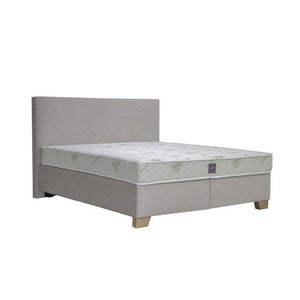 Posteľ Boxspring Jacob 160x200, béžová, vr. matraca a topperu