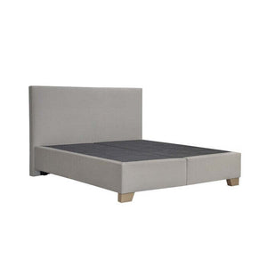 Posteľ Boxspring Jacob 200x200, béžová, vr. matraca a topperu