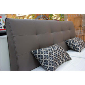 Posteľ Boxspring Lambada 180x200, sivá, vrátane matraca, 2 čelá