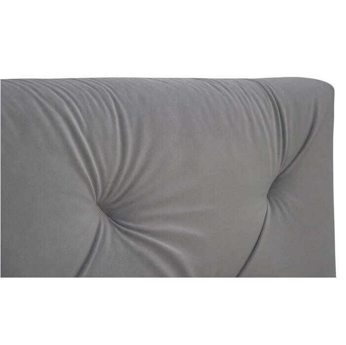 Postel Boxspring Richard 180x200, šedá, vč. matrace a topperu II. akosť