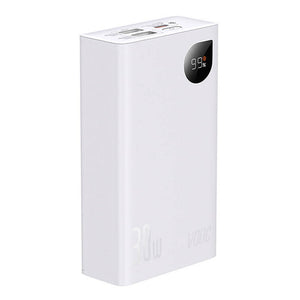 Powerbanka Baseus Adaman2 20000mAh, 30W, 3xUSB/USB-C, biela