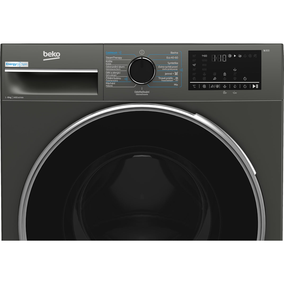 Práčka s predným plnením Beko B3WFU4841MCC, A, 8kg