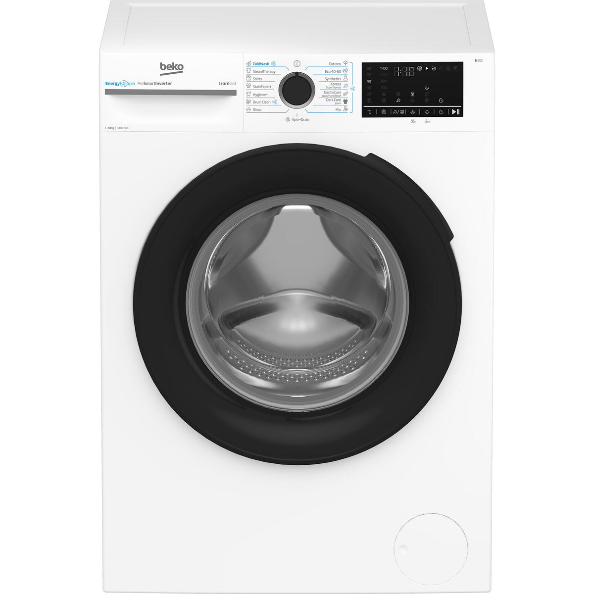 Práčka s predným plnením Beko BM3WFU410415WB, 10 kg