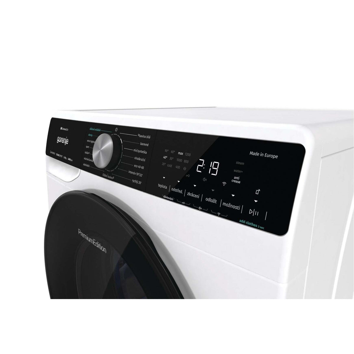 Práčka s predným plnením Gorenje W2NS94ARCZ, A, 9 kg POŠKODENIA