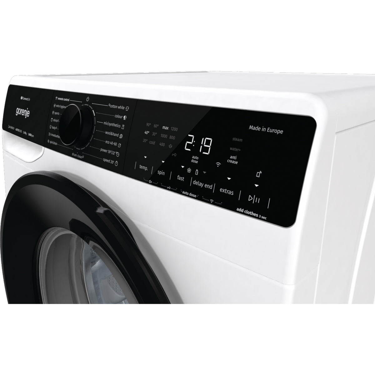 Práčka s predným plnením Gorenje WPNA94AALPWIFI, A, 9kg