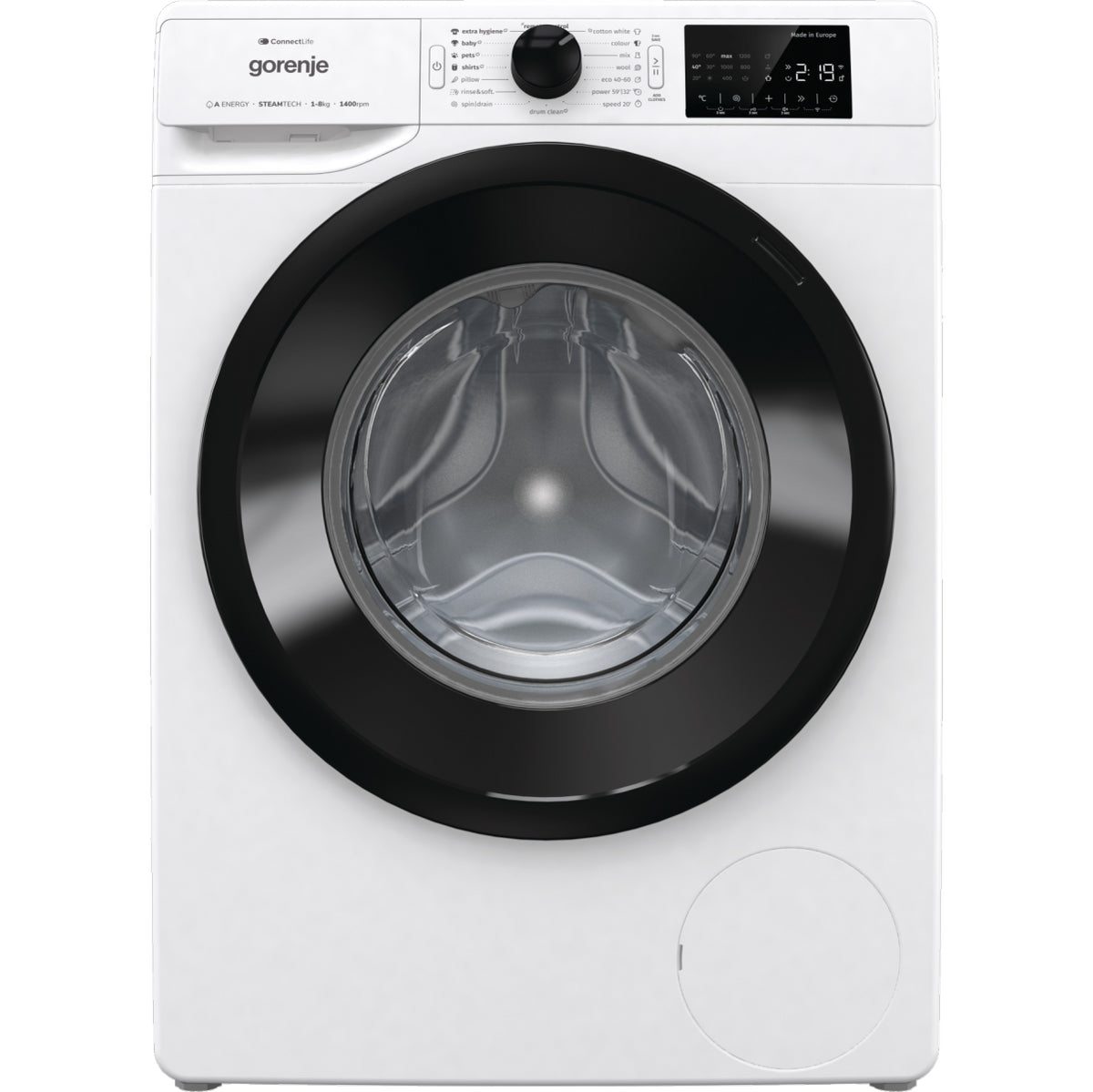 Práčka s predným plnením Gorenje WPNEI84A1SWIFI, A, 8kg