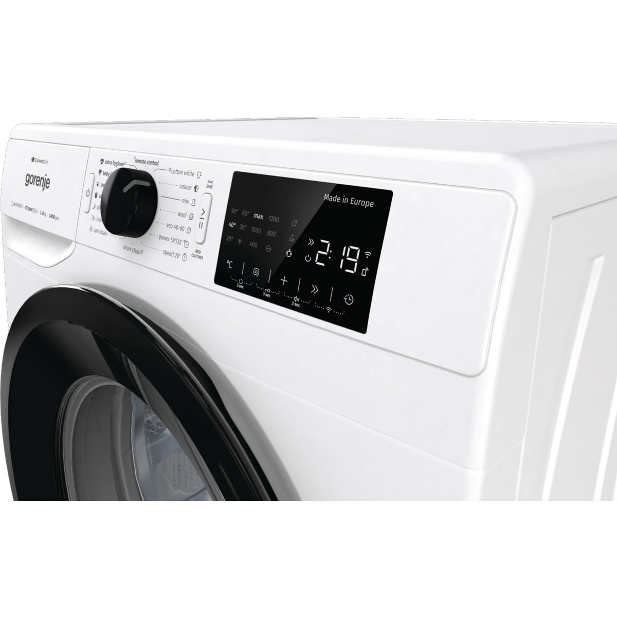 Práčka s predným plnením Gorenje WPNEI84A1SWIFI, A, 8kg