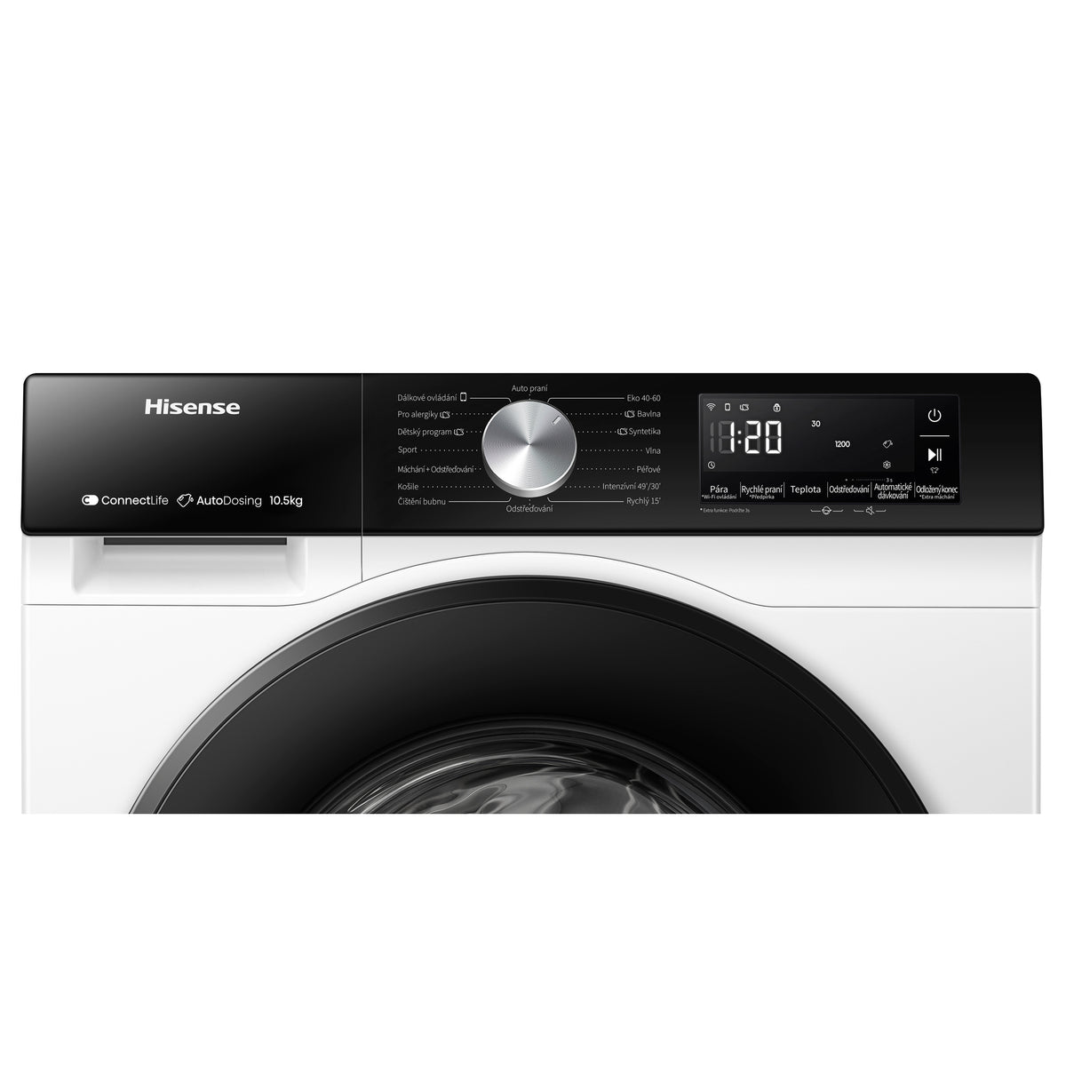 Práčka s predným plnením Hisense WF3S1045BW3, 10,5 kg