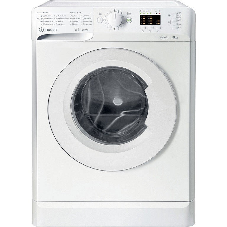 Práčka s predným plnením Indesit MTWSA 51051 W EE, A++, 5kg VADA