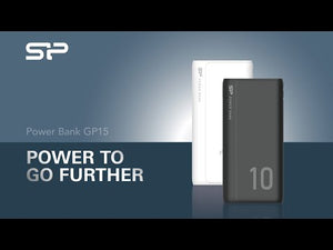 Powerbanka Silicon Power GP15 10000mAh, čierna