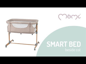 4v1 postieľka Momi Smart Bed, 5 výškových úrovní, matrac, béžová