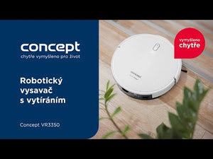 Robotický vysávač Concept Perfect Clean Laser VR3350, 2v1 JAVÉ ZNÁMKY POUŽITIA