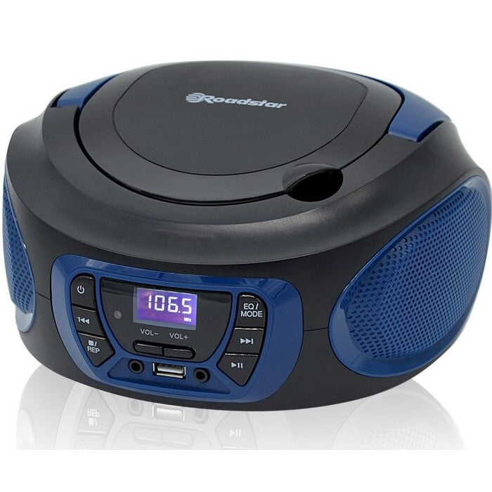 Rádio Roadstar CDR 365U modré POŠKODENÝ OBAL