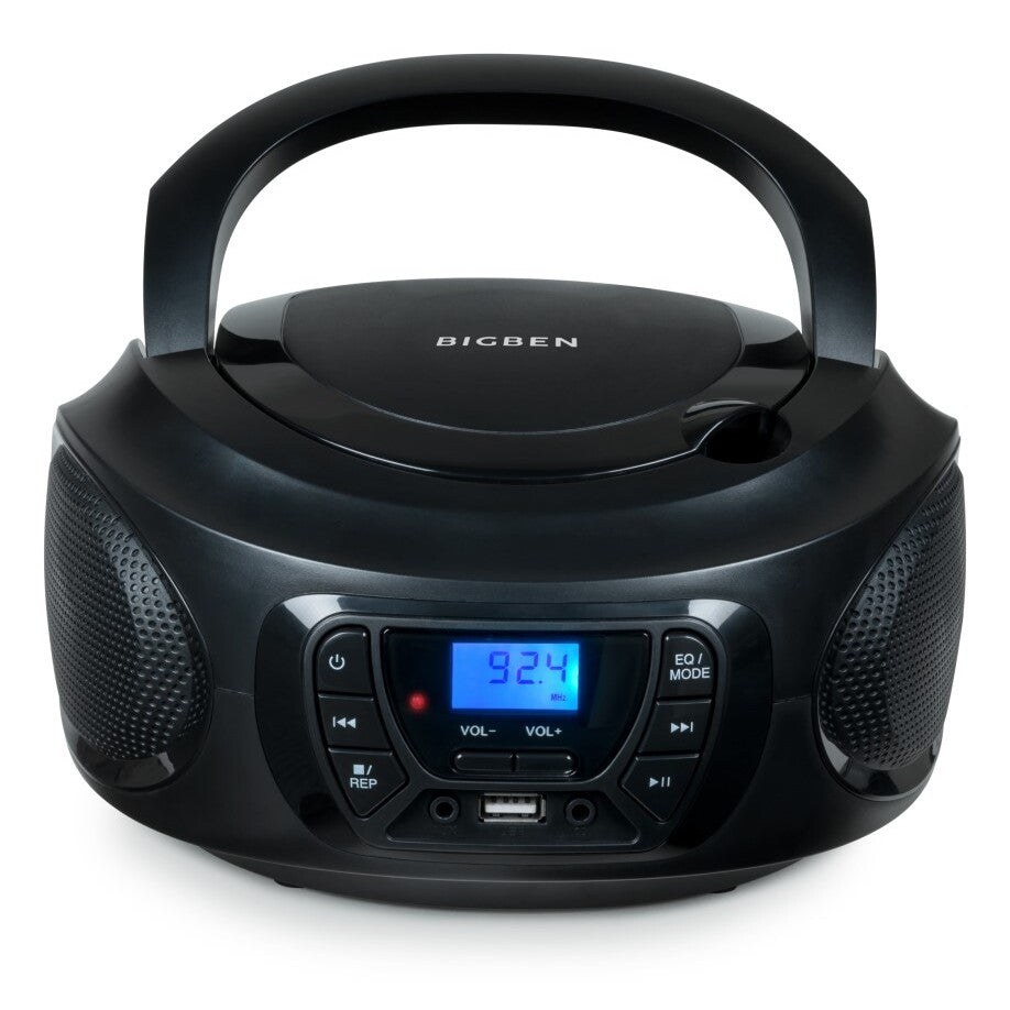 Rádiomagnetofón Bigben CD62, Bluetooth, čierna