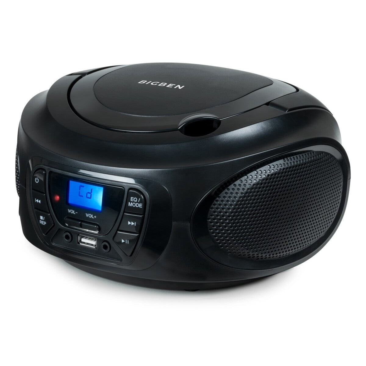 Rádiomagnetofón Bigben CD62, Bluetooth, čierna