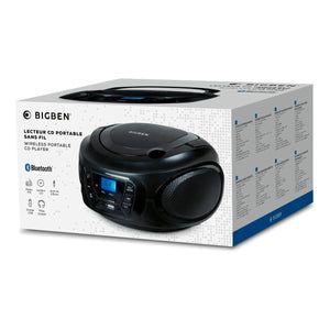 Rádiomagnetofón Bigben CD62, Bluetooth, čierna