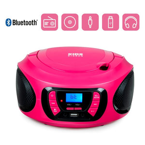 Rádiomagnetofón Bigben CD62, Bluetooth, ružová