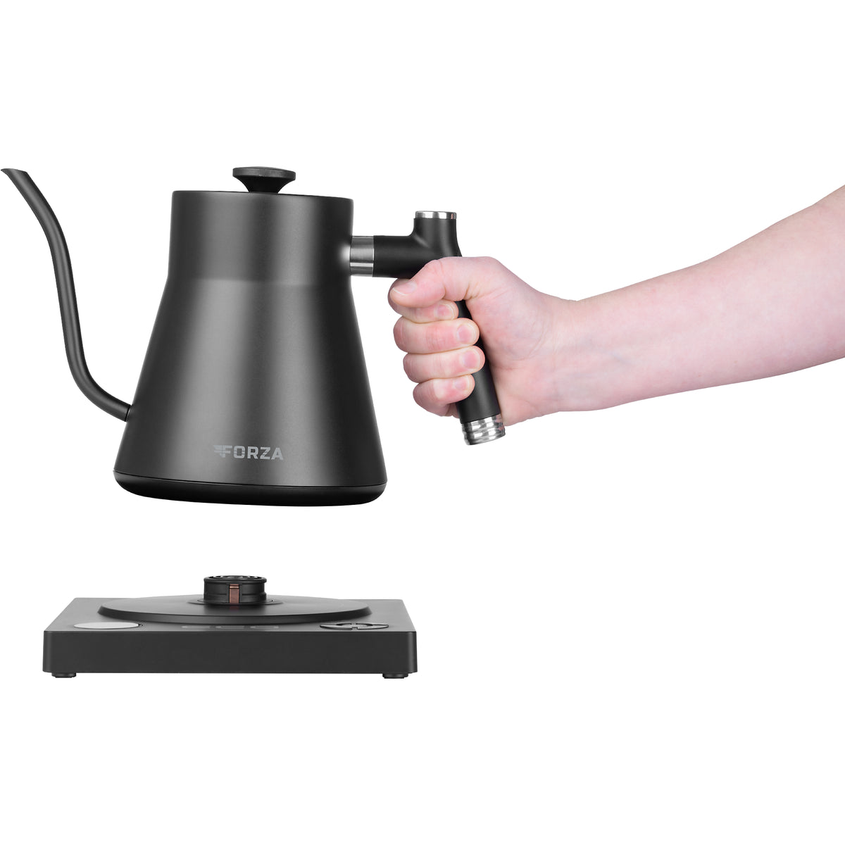 Rýchlovarná kanvica ECG Forza 8000 Pour over Nero, 1l POŠKODENÝ OBAL