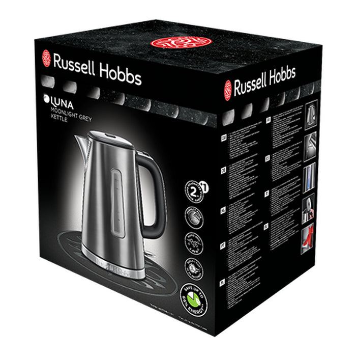 Rýchlovarná kanvica Russell Hobbs 23211-70, sivá, 1,7l