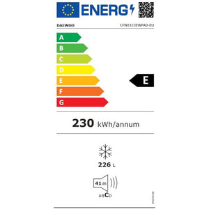 Skriňová mraznička Daewoo CFN0323EWPA0-EU