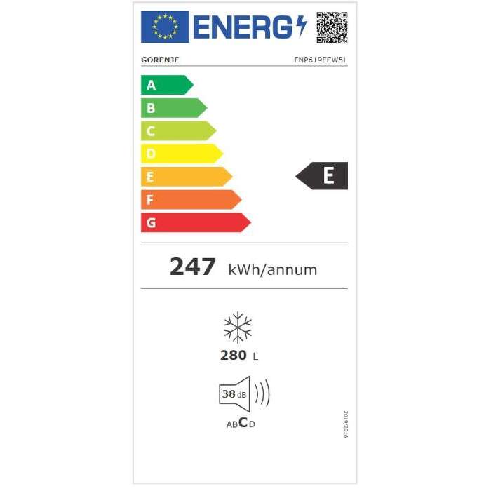 Skriňová mraznička Gorenje FNP619EEW5L