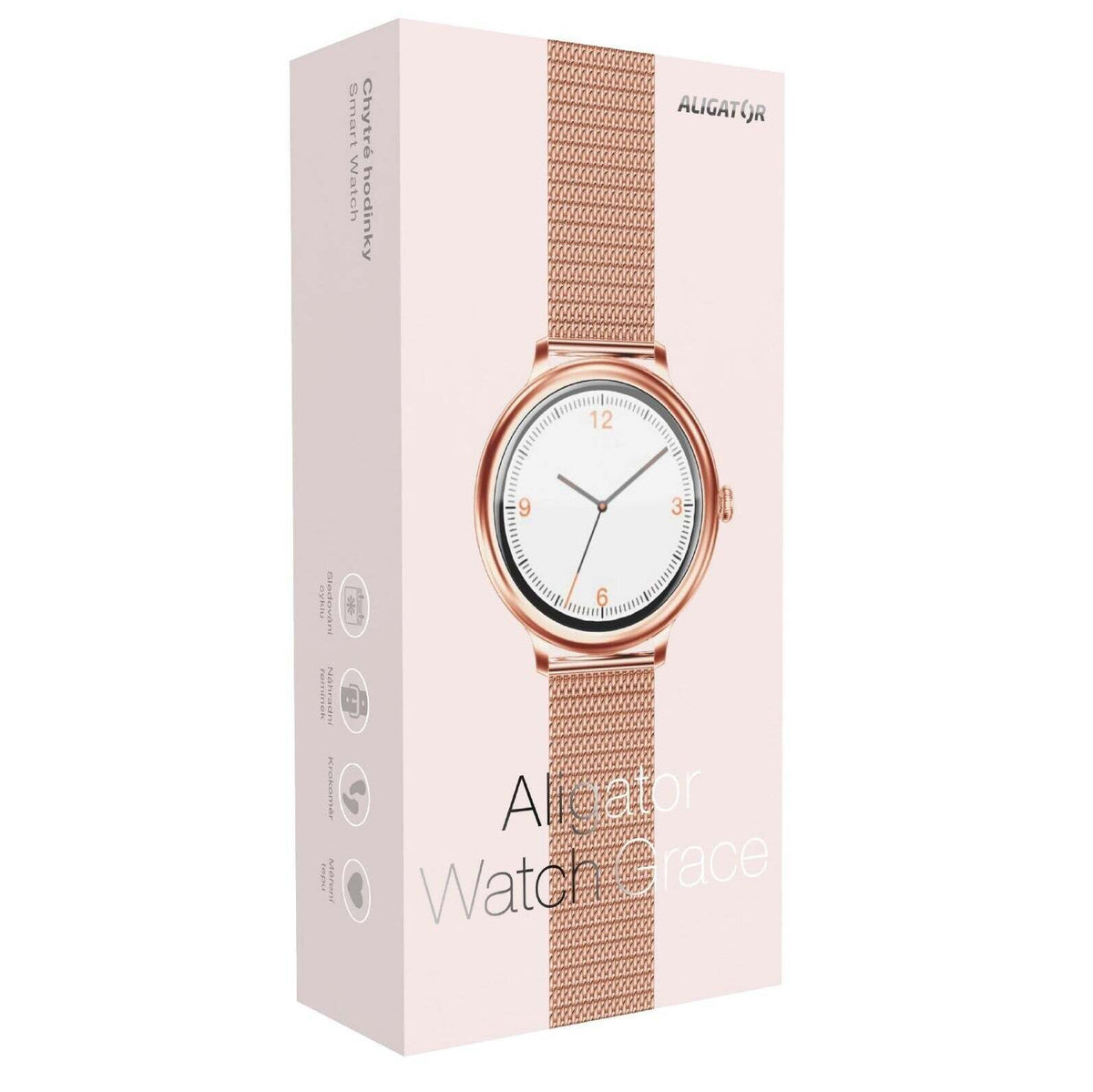 Smart hodinky Aligator Watch Grace, rose gold VYBALENÉ