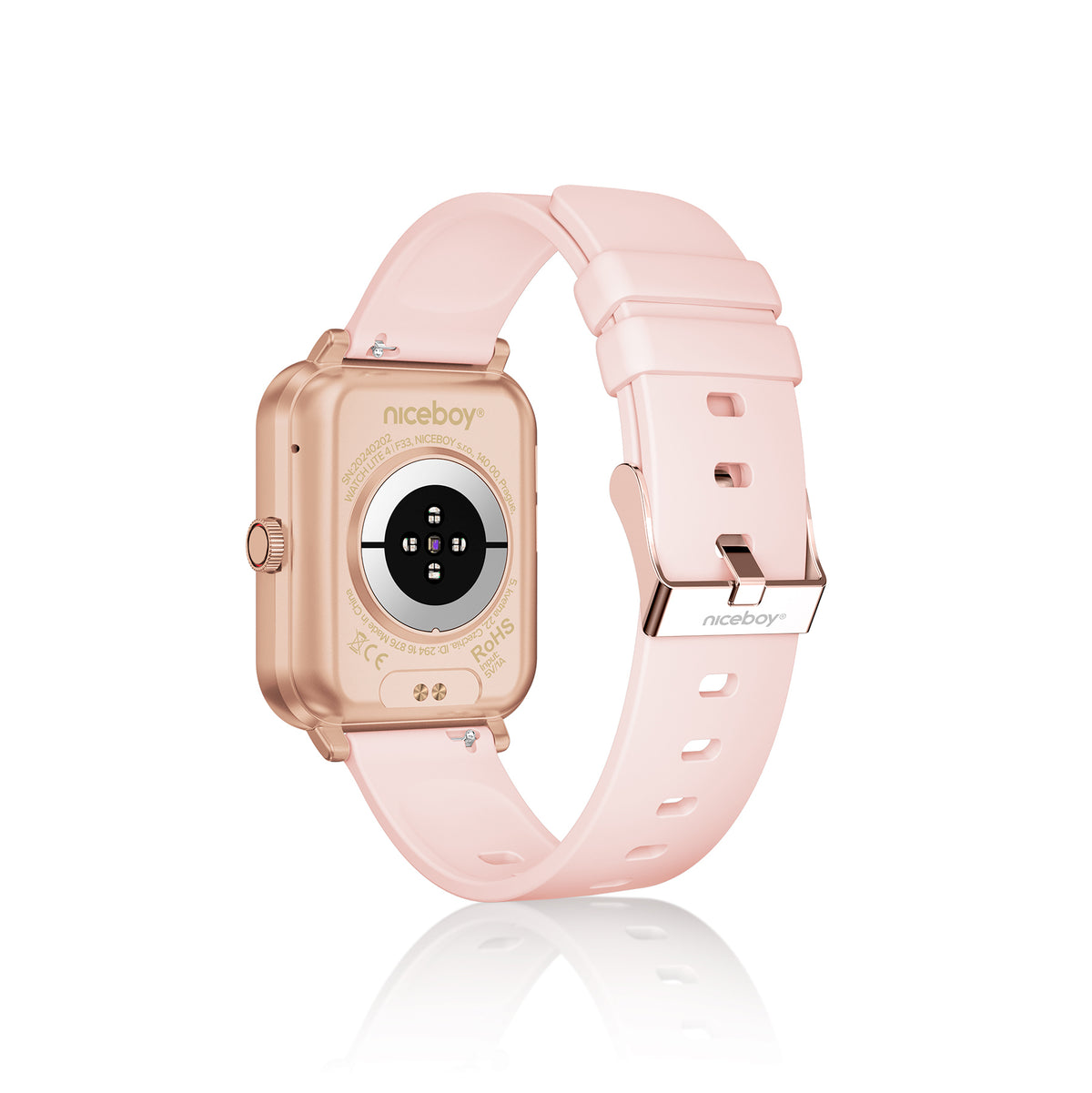 Smart hodinky Niceboy Watch Lite 4, gold rose