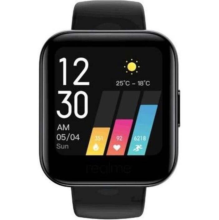 Smart hodinky Realme Watch, čierna VADA VZHĽADU, ODRENINY