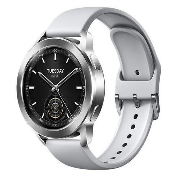 Smart hodinky Xiaomi Watch S3, strieborná